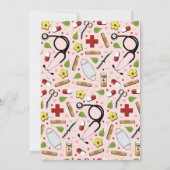 看護師卒業パーティーの招待状 招待状 (裏面)