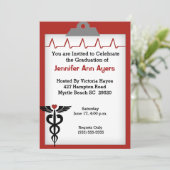 看護師卒業パーティー招待状 招待状 (スタンド正面)