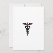 看護師卒業パーティー招待状 招待状 (裏面)