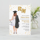 看護師卒業パーティー招待状 招待状 (スタンド正面)