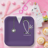 看護師卒業パーティー用紙皿 ペーパープレート (パーティー)