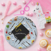 看護師卒業パーティー ペーパープレート (パーティー)