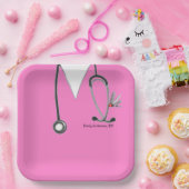 看護師卒業パーティー ペーパープレート (パーティー)