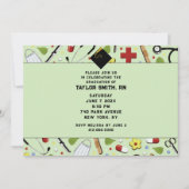 看護師卒業招待状 招待状 (正面)