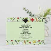 看護師卒業招待状 招待状 (スタンド正面)