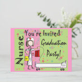 看護師卒業招待状 招待状 (スタンド正面)
