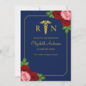 看護師卒業 サンキューカード (正面)