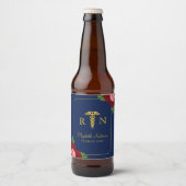 看護師卒業 ビールラベル (正面)
