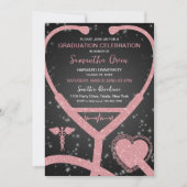 看護師卒業 招待状 (正面)