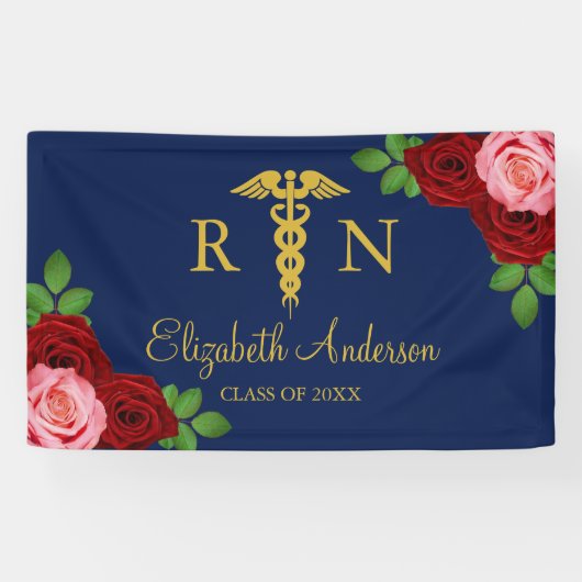 看護師卒業 横断幕 (横)