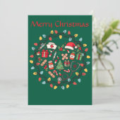 看護師向けクリスマスカード カード (スタンド正面)