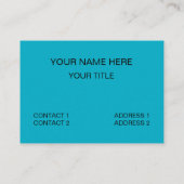 看護師専門職のヘルスケア専門家 名刺 (裏面)