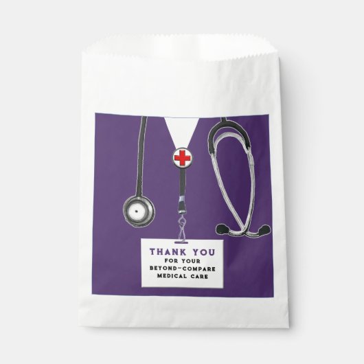 看護師感謝ギフトバッグ フェイバーバッグ (正面)