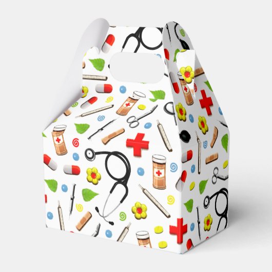 看護師感謝ギフトボックス フェイバーボックス (正面サイド)