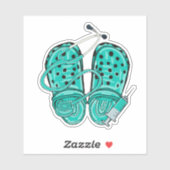 看護師用クロッグ、聴診器＆注射器 防水 シール (シート)