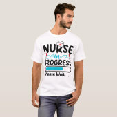 看護師見習いロード中 メンズ Tシャツ (正面フル)