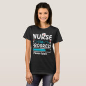看護師見習いロード中 女性 Tシャツ (正面フル)