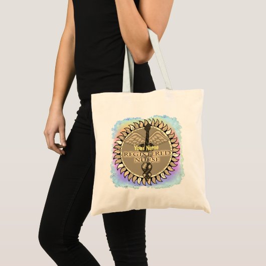 看護師 カドゥケウス トートバッグ (正面(商品))