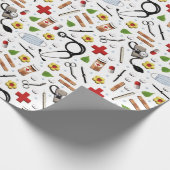 看護師 ギフト ラッピングペーパー (角)