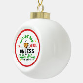 看護師 ギフト 医療 ヘアケア 面白い コーヒー好き セラミックボールオーナメント (右)