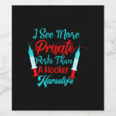 看護師 ギフト | 私はもっとプライベートパーツを見る ワインラベル (シングルラベル)