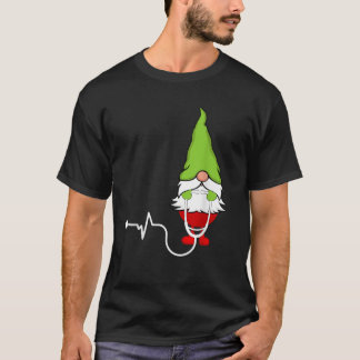 看護師 クリスマス 可愛い ノーム おもしろい クリスマスギフト 看護師向け Tシャツ