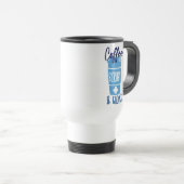 看護師 コーヒースクラブと手袋 トラベルマグ (正面右)