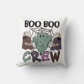 看護師 ナース ハロウィン ブーブー Crew ゴースト クッション (正面)