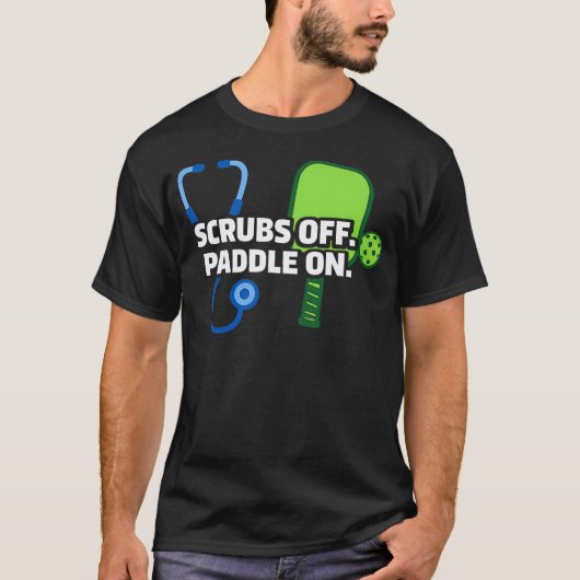 看護師 ピックルボール 医療 スポーツ RN LPN Tシャツ (正面)