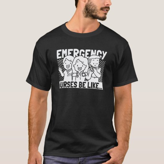 看護師 介護 病院 緊急看護師 1 Tシャツ (正面)