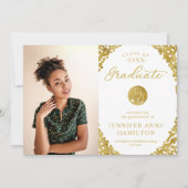 看護師 医学部 卒業 ステソスコープ 発表 招待状 (正面)