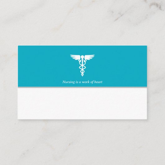 看護師 | 医療従事者 名刺 (裏面)