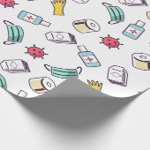 看護師 医者 ラッピングペーパー (角)