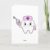 看護師(注射器を持つ) Teeth.PNG カード (裏面)