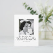 看護師 - 非常に残念ですが... コーヒーはあなたには無理です。 ポストカード (スタンド正面)