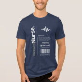 看護師 - 面白い仕事のユーモア、オフィスのギフト トライブレンドTシャツ (正面)
