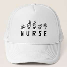 看護師 ASL ハンドサイン言語 看護学卒 RN ギフト キャップ