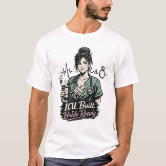 看護師 ICU 花嫁へのプレゼント Tシャツ