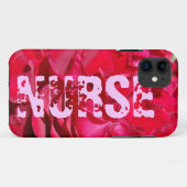 看護師 iPhone 5 カスタムケース 赤いバラ ピンク Case-Mate iPhoneケース (裏面(横))