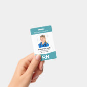 看護師 RN 従業員 ID バッジ (手持ち)
