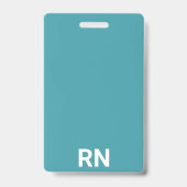 看護師 RN 従業員 ID バッジ (裏面)