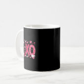 看護師 Xoxo 聴診器 バレンタイン Rn 認定看護助手 看護婦  コーヒーマグカップ (正面左)