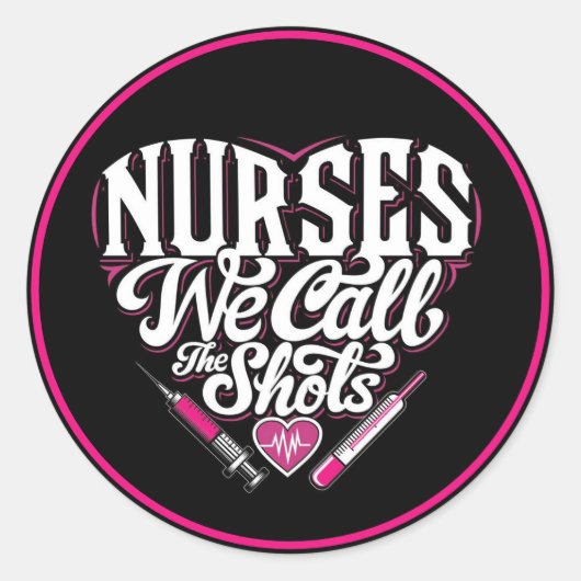 看護引用文 ラウンドシール (正面)