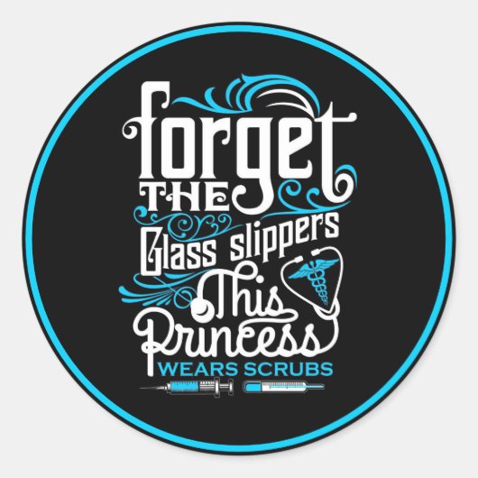 看護引用文 ラウンドシール (正面)