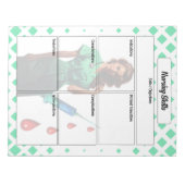 看護技術を自分に自慢するな ノートパッド (正面)