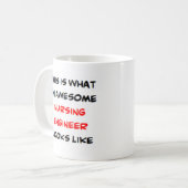 看護技術者素晴らし、 コーヒーマグカップ (正面左)