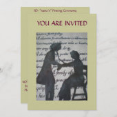 看護招待状 招待状 (正面/裏面)