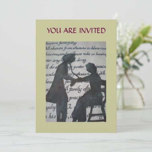 看護招待状 招待状 (スタンド正面)