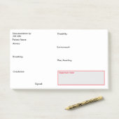 看護文書ポストイット。 ポストイット (デスク)