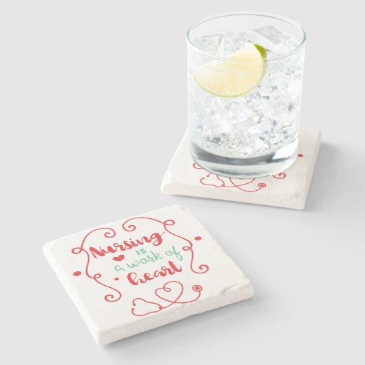 看護業務 ストーンコースター (横)